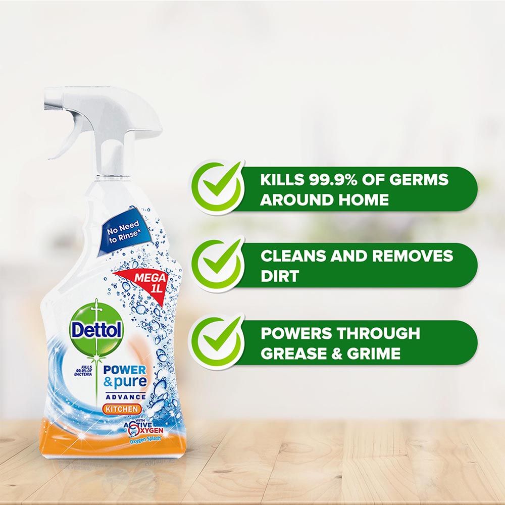 Dettol - Kitchen Cleaner Spray 1L