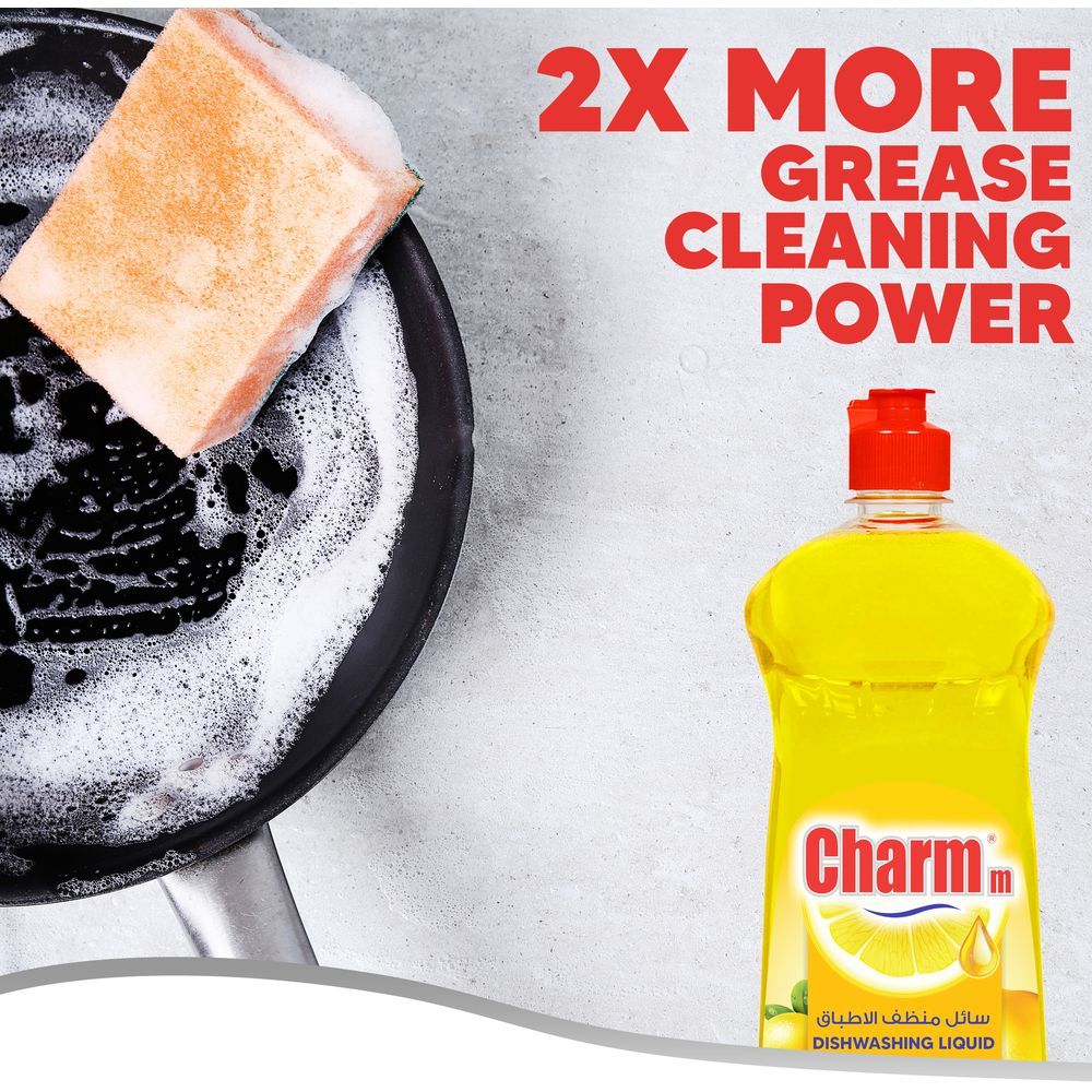 Charmm - Dishwashing Liquid Lemon 3 x 1L