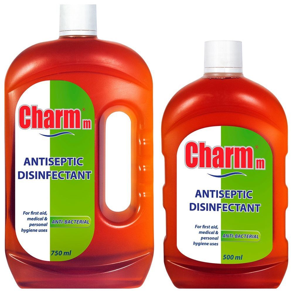 Charmm - Antiseptic Disinfectant 750ml+500ml (Offer Pack)