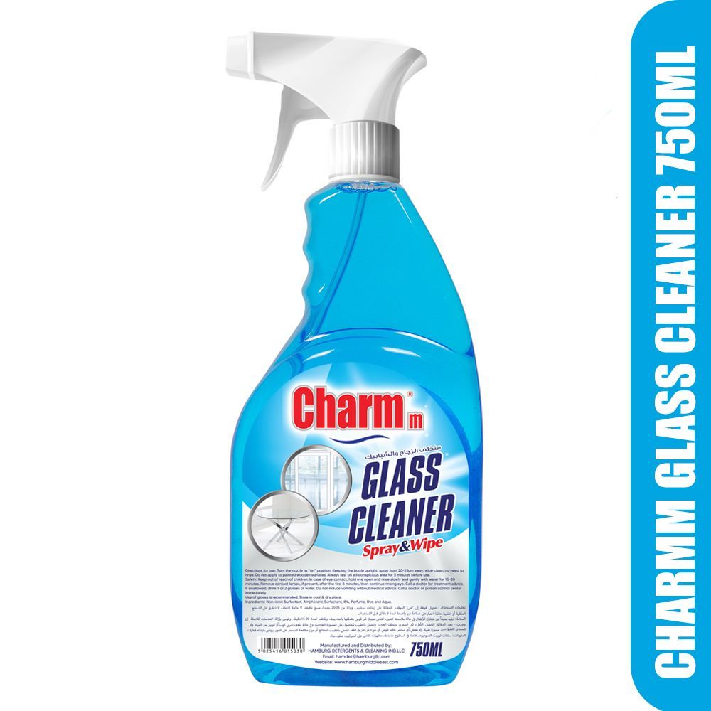 Charmm - Pack of 2 Window & Glass Cleaner - Blue 750ml