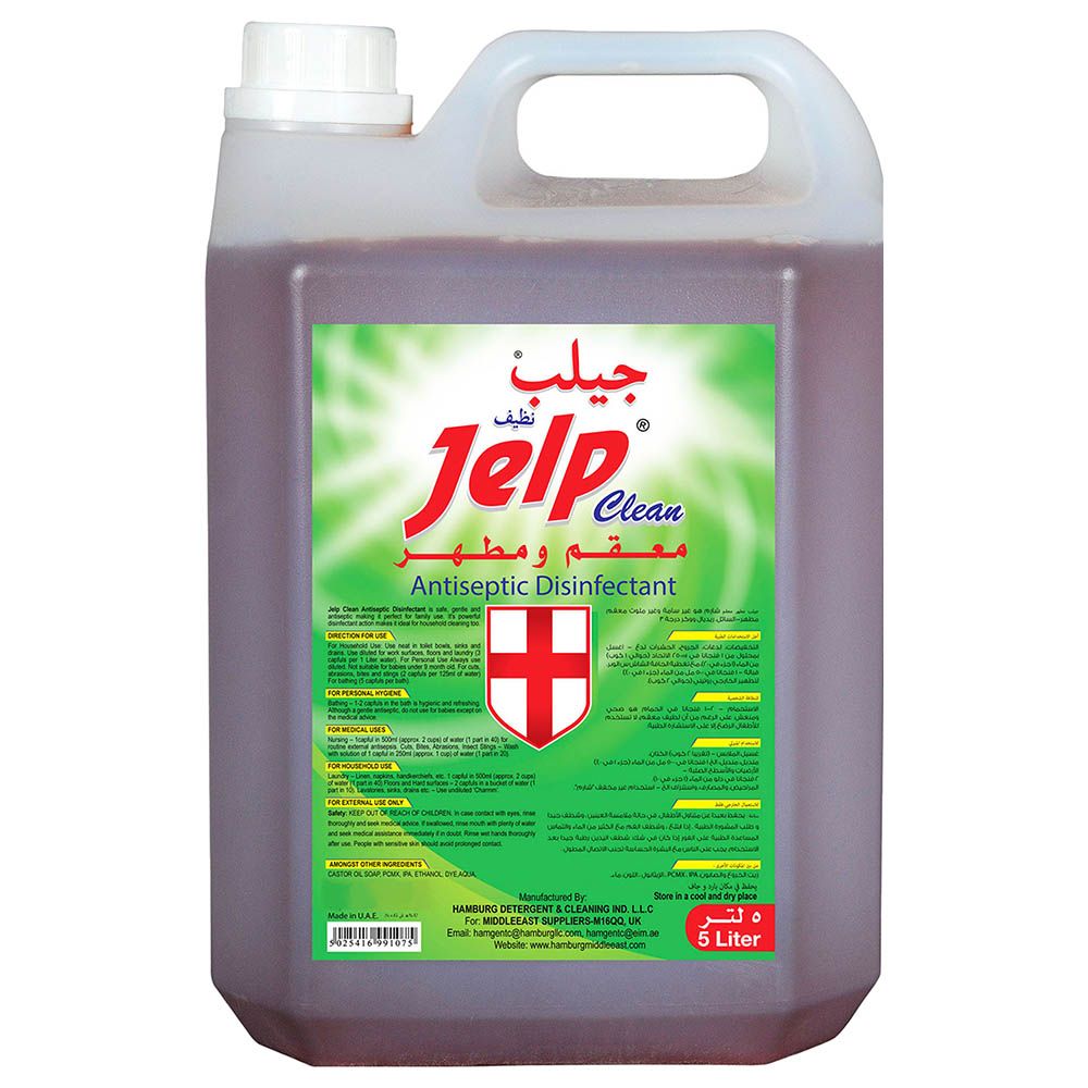 Jelp - All-Purpose Cleaner 5L + Antiseptic Disinfectant 5L