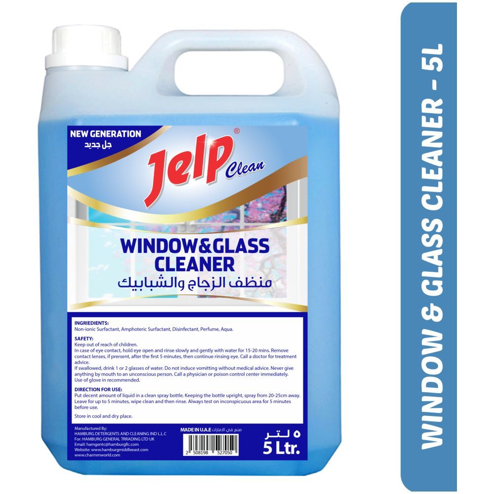 Jelp Clean - Glass Cleaner Blue 5L