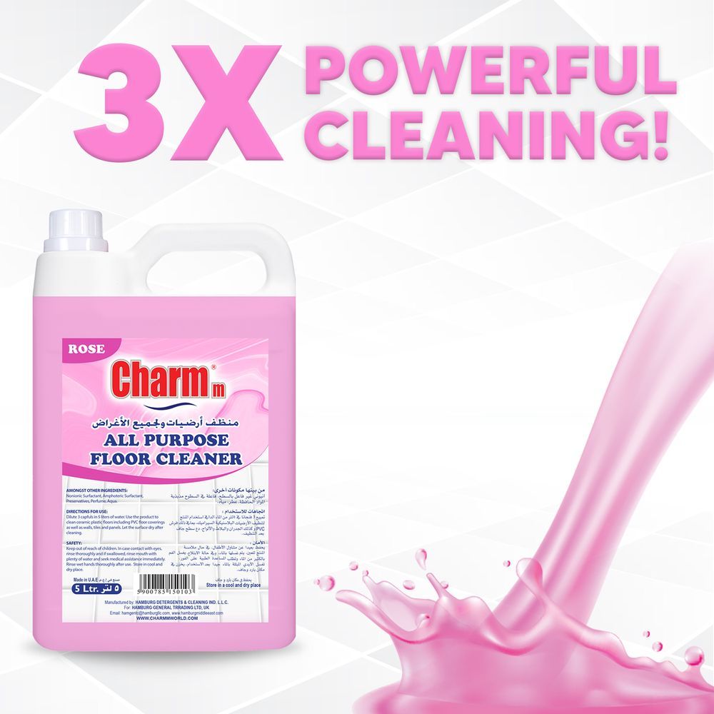 Charmm - Floor Cleaner Rose 5L