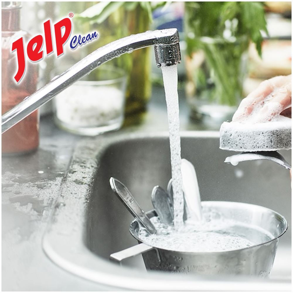 Jelp Clean - Dishwashing Liquid Lemon 1L - PET Pack Of 3