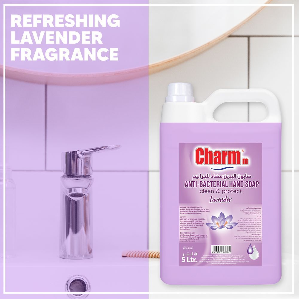 Charmm - Antibacterial Hand Wash Lavender 5L