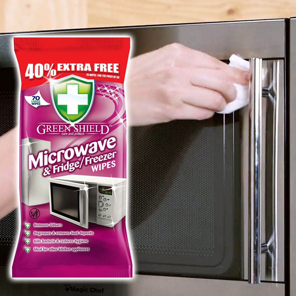 Green Shield - Microwave & Fridge/Freezer Wipes 70's