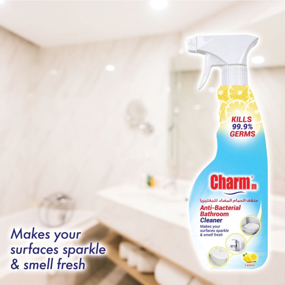 Charmm - Lemon Antibacterial Bathroom Cleaner Combo Pack