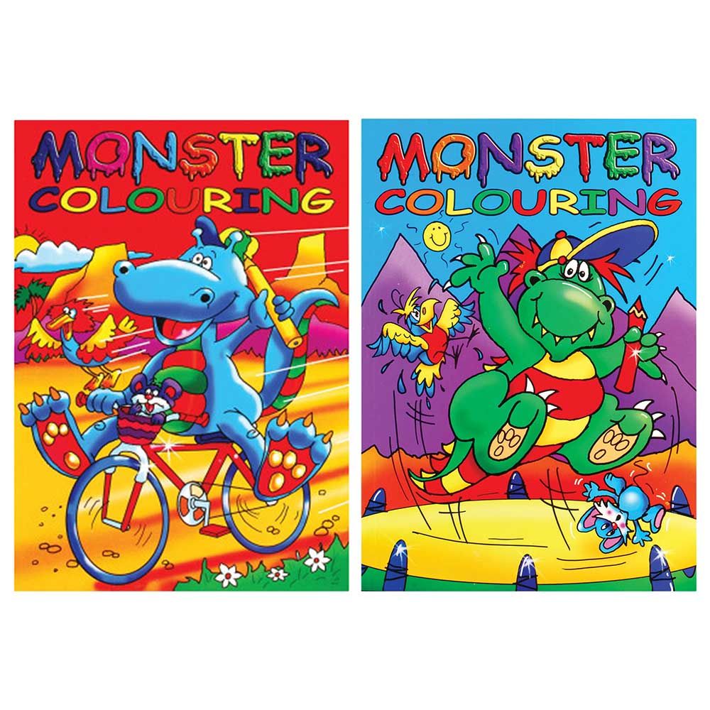 Games Monster - Kids Colouring Book