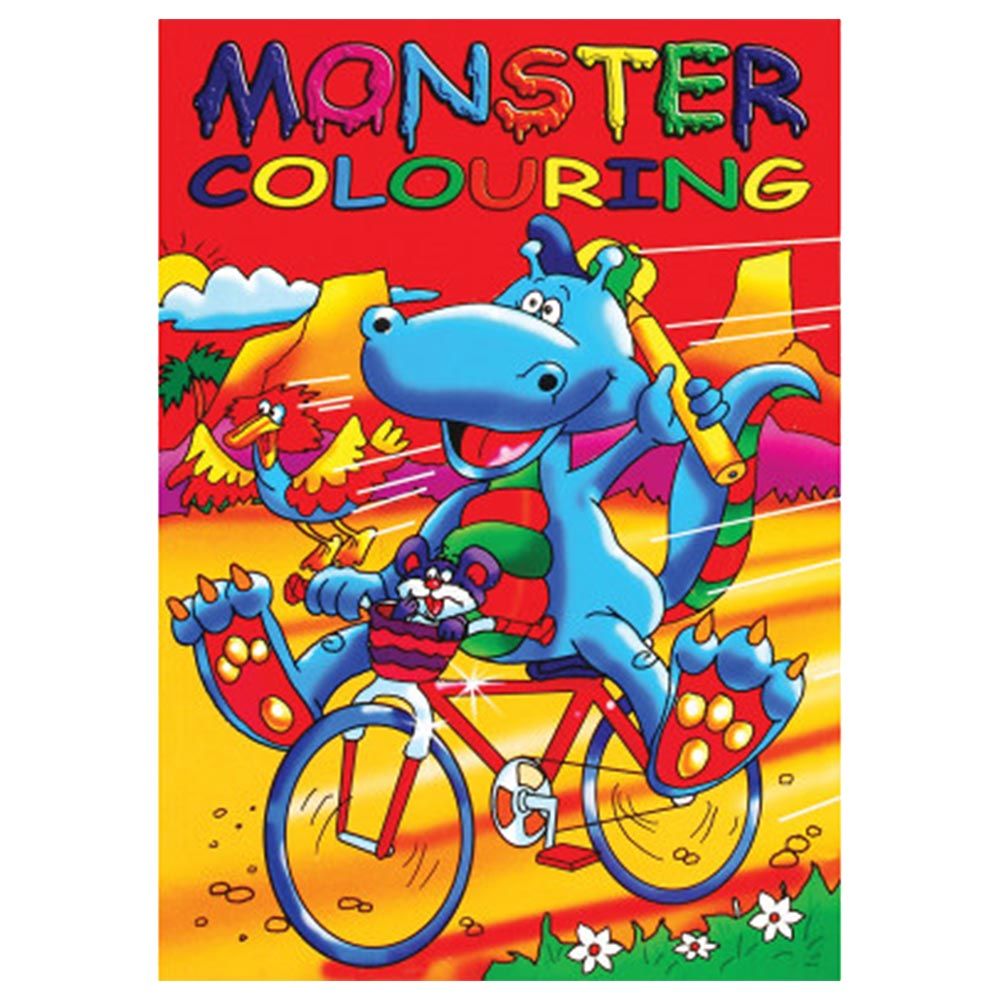 Games Monster - Kids Colouring Book