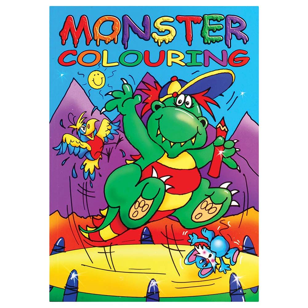 Games Monster - Kids Colouring Book