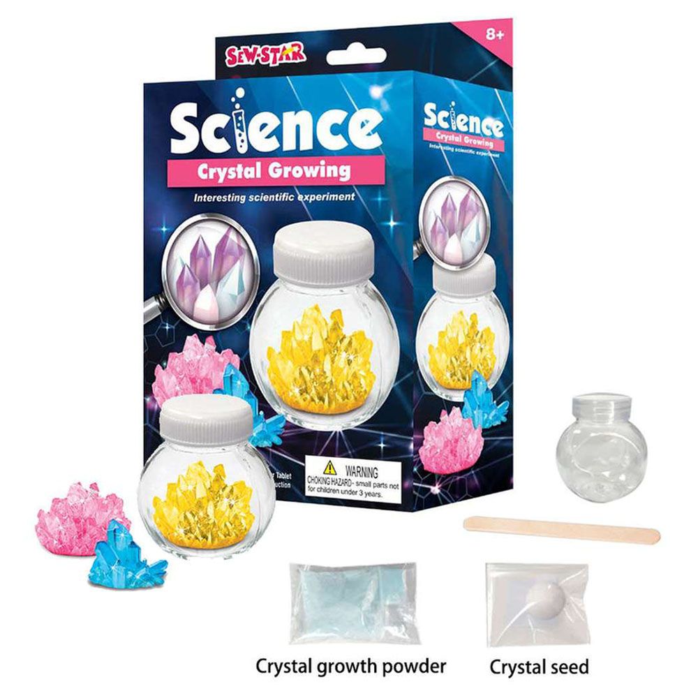 Sew Star - Science Crystal Growing Scientific Experiment Kit