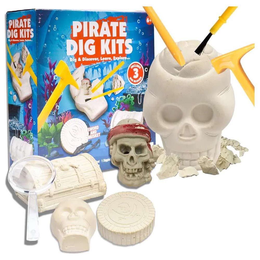 Sew Star - Dig & Discover, Learn & Explore Pirate Dig Kit