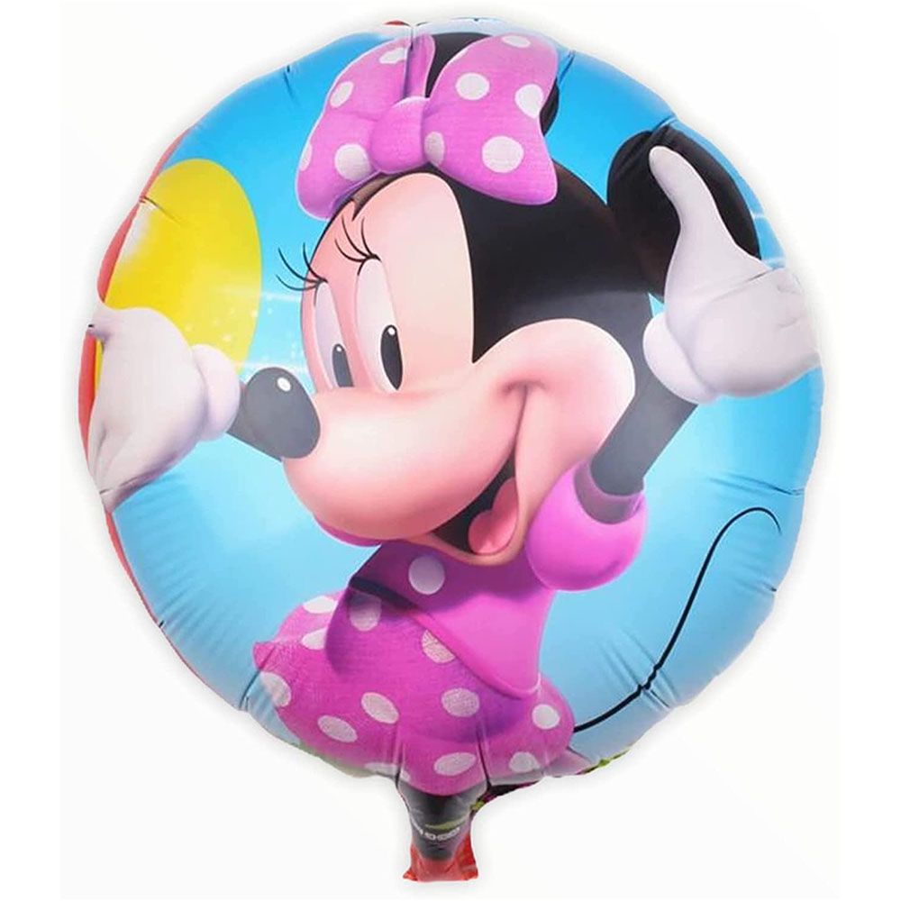 Highland - Minnie Mouse Balloons For Birthday Decorations - 5pcs