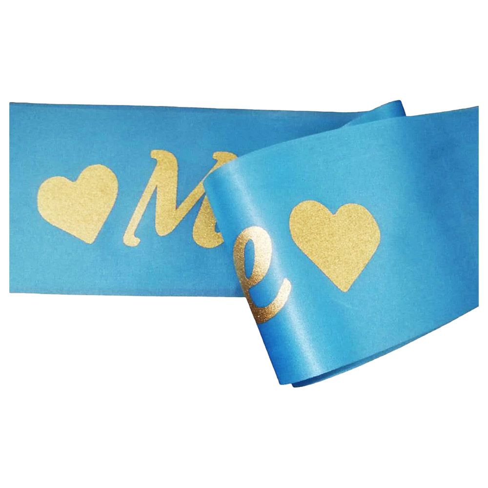 Highland - Mom To Be Sash For Baby Shower - Blue