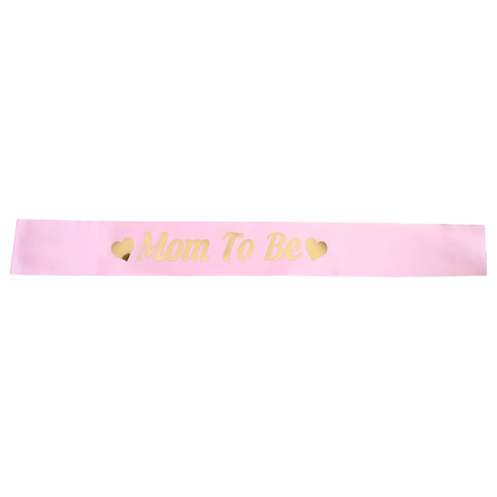 Highland - Mom To Be Sash For Baby Shower - Pink