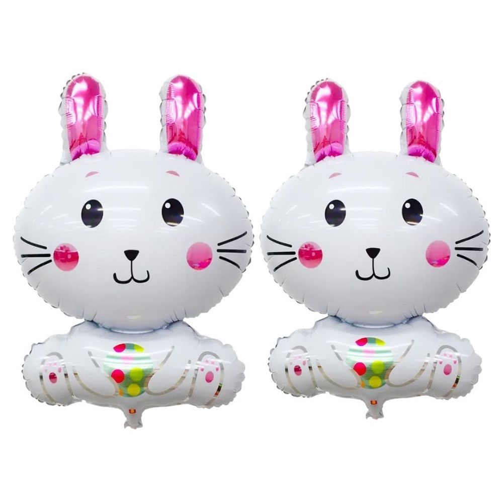 Highland - Rabbit Bunny Balloon Birthday Decorations 2's