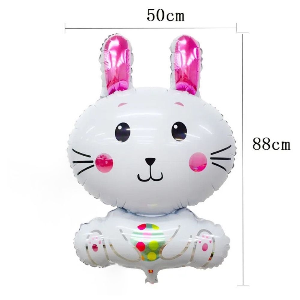 Highland - Rabbit Bunny Balloon Birthday Decorations 2's