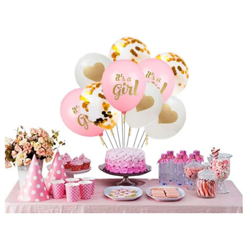 Highland - Its a Girl Baby Shower Balloons