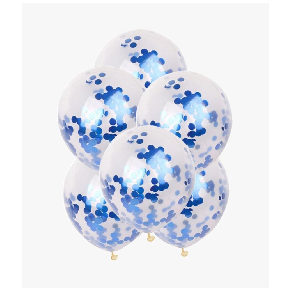 Highland - Blue Confetti Balloons 10pcs