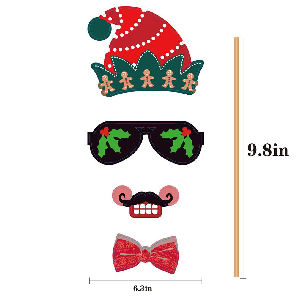 Highland - Christmas Photo Booth Props - 36pc