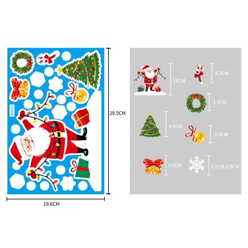 Highland - Christmas Window Decal Sticker Decorations - 10 Sheets