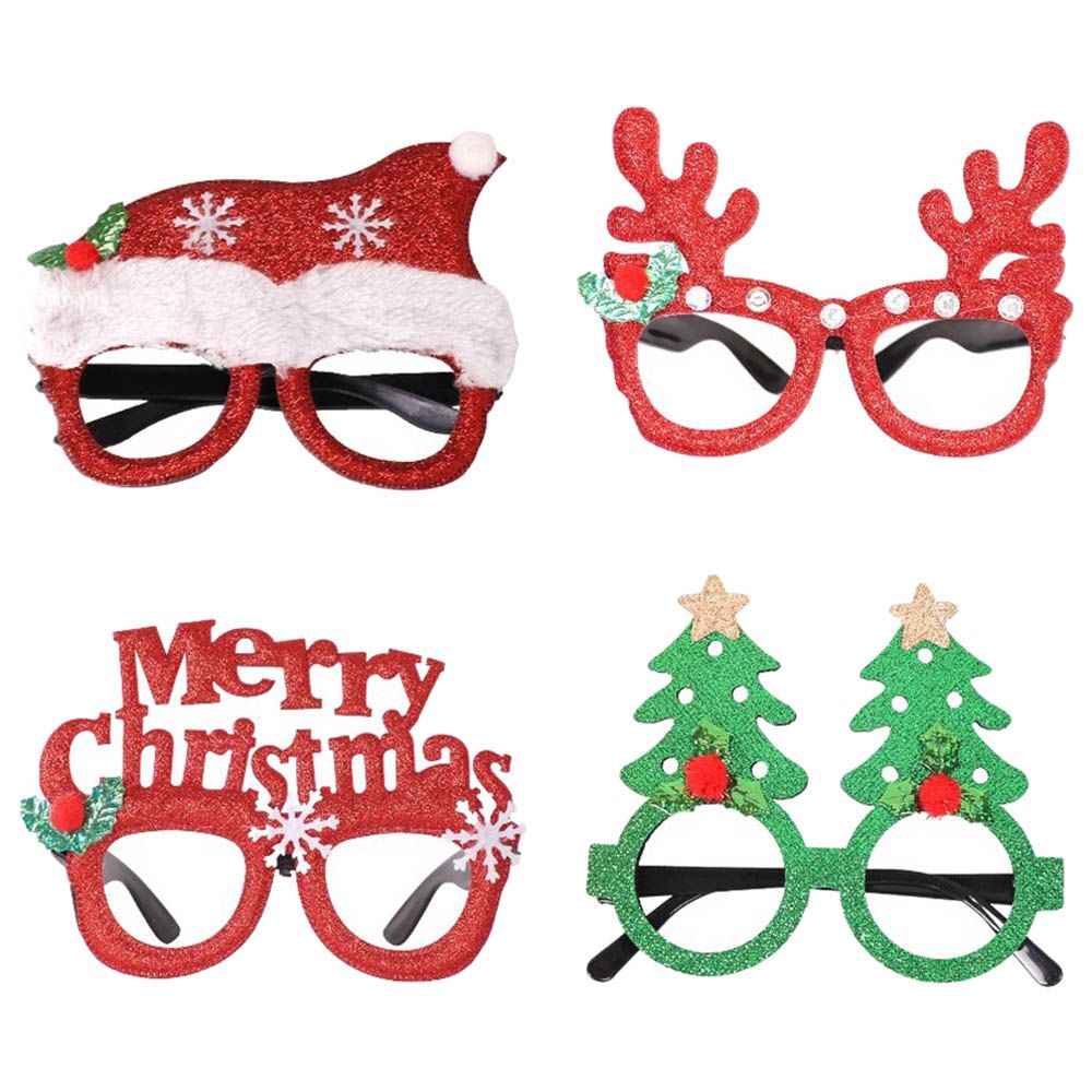 Highland - Christmas Party Glass Frames - 4pc