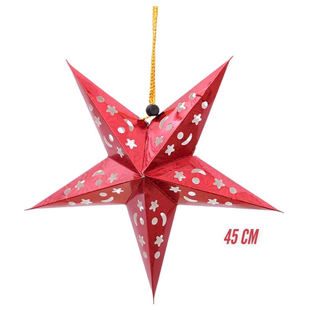 Highland - 3D Christmas Star Decorations - 4pc 