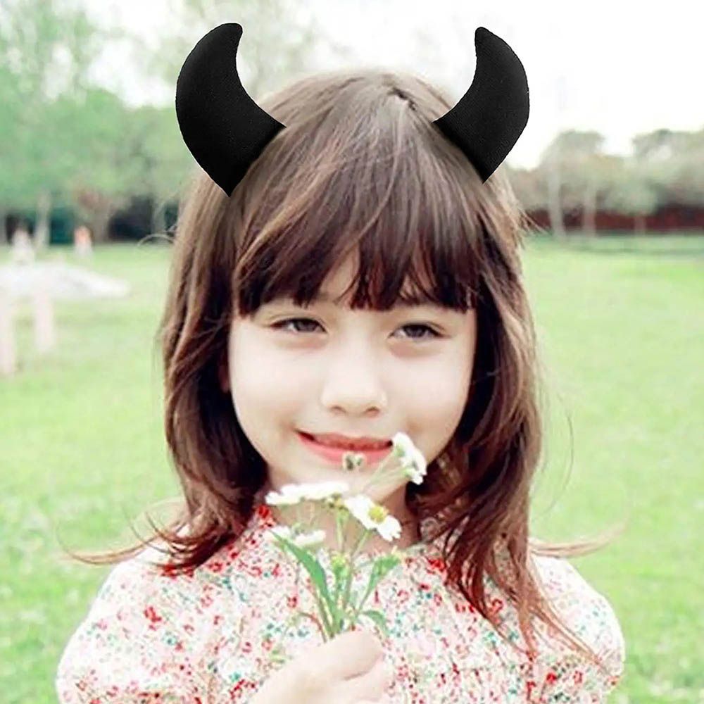 Highland - Devil Horn Halloween Hairband - Black