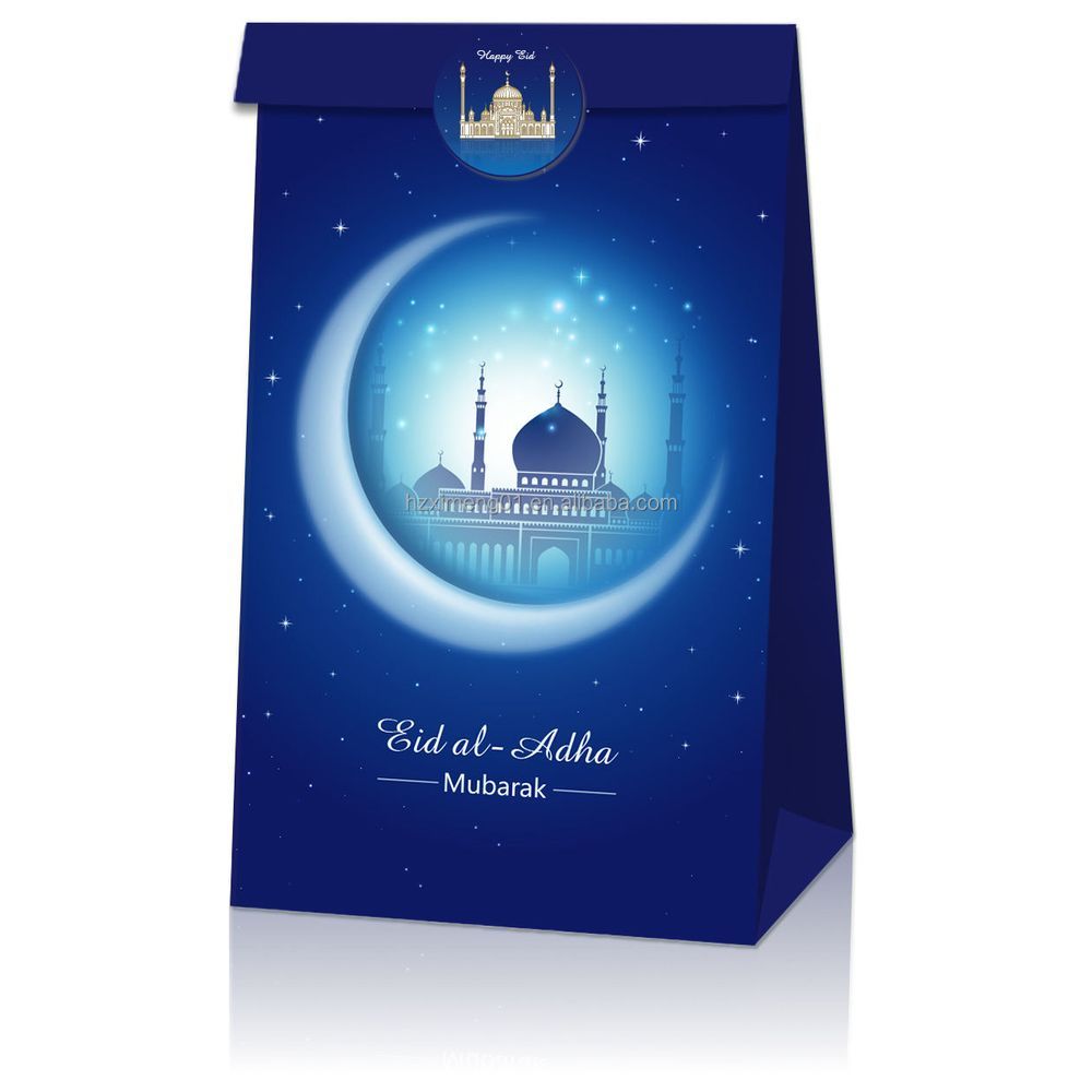 Highland - Eid Mubarak Gift Bags W/ Stickers 12's