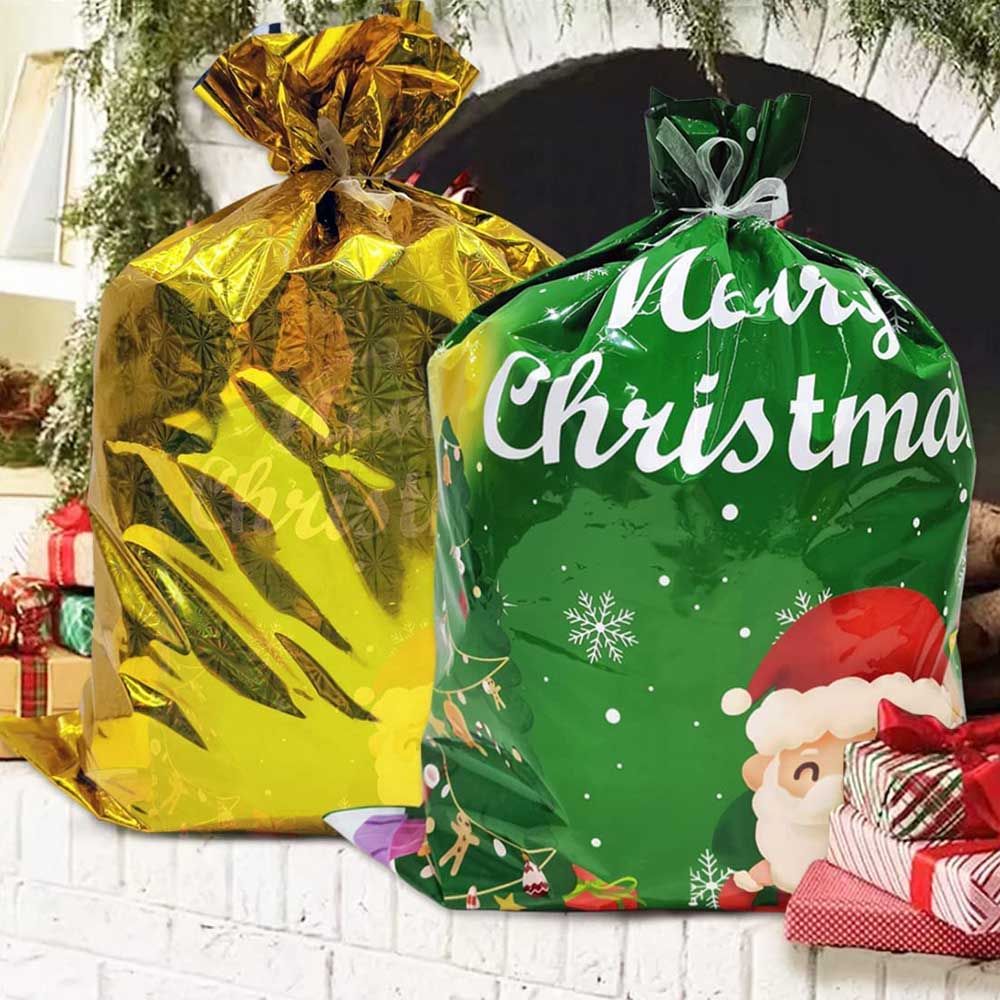 Highland - Merry Christmas Foil Gift Bags - 10pc