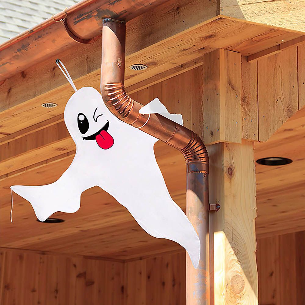 Highland - Tree Hugger Ghost Hanging Decorations - White