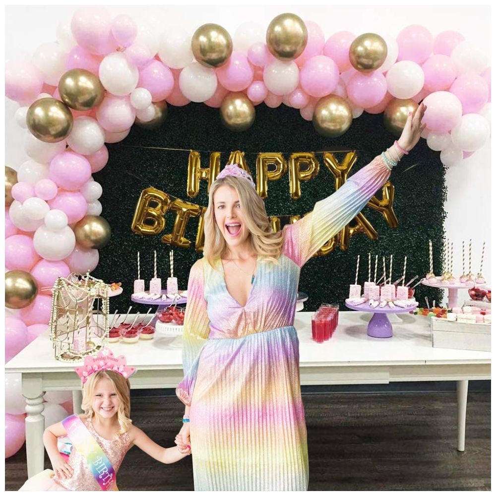 Highland - Pink Happy Birthday Decoration Set for Girls