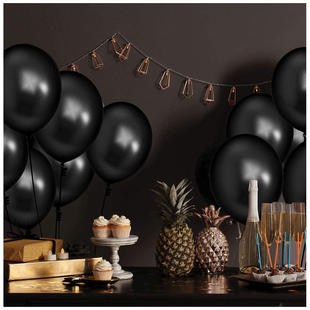 Highland - Metallic Black Balloons 50pcs