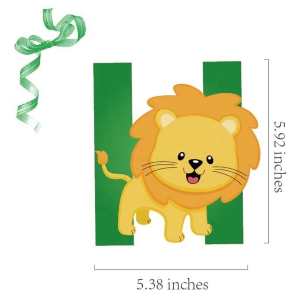 Highland - Jungle Theme Happy Birthday Banner 