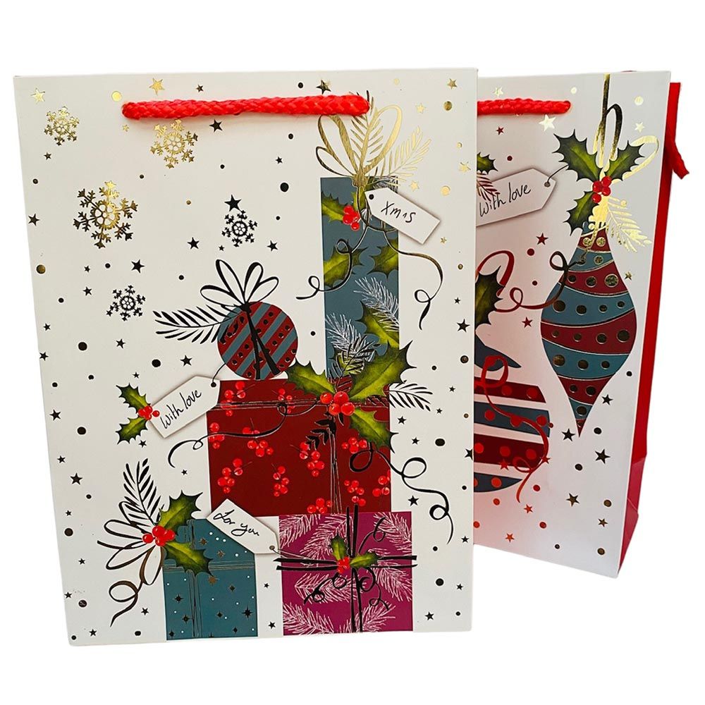 Highland - Christmas Gift Bags - 18X24cm - 6pc