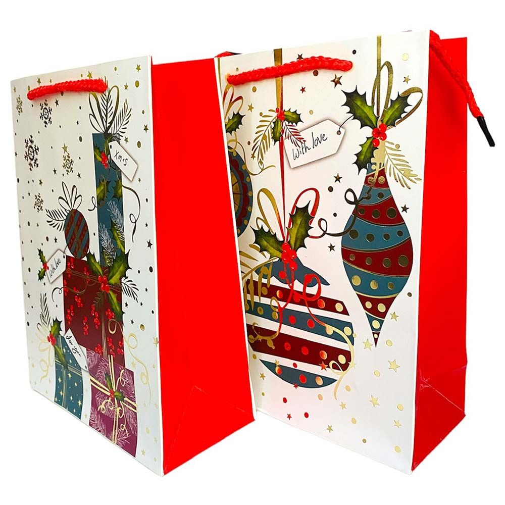 Highland - Christmas Gift Bags - 18X24cm - 6pc