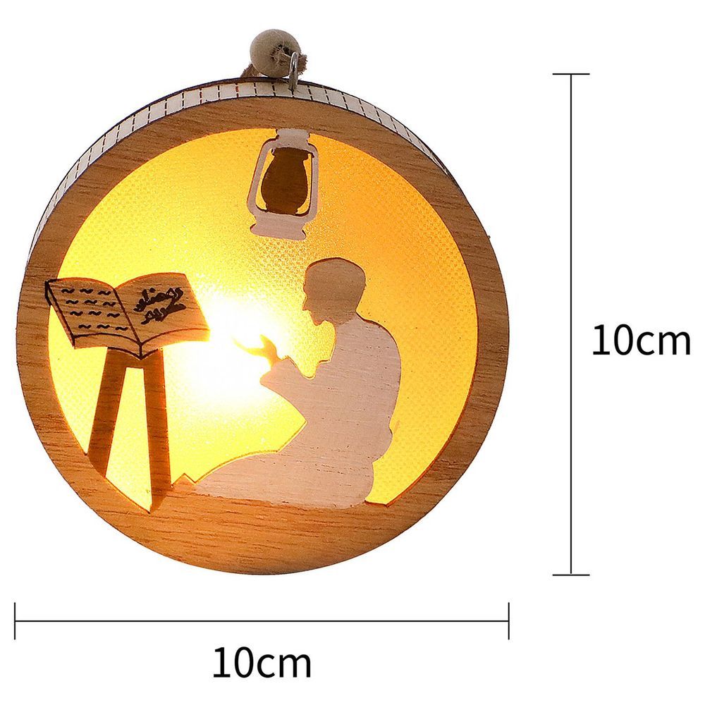 Highland - Wooden Eid Ramadan LED Light Hanging Decorations