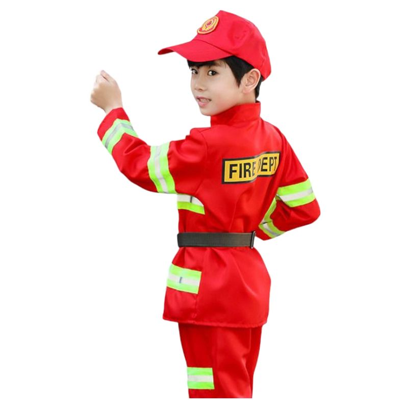 Highland - Fire Fighter Halloween Costume - Red