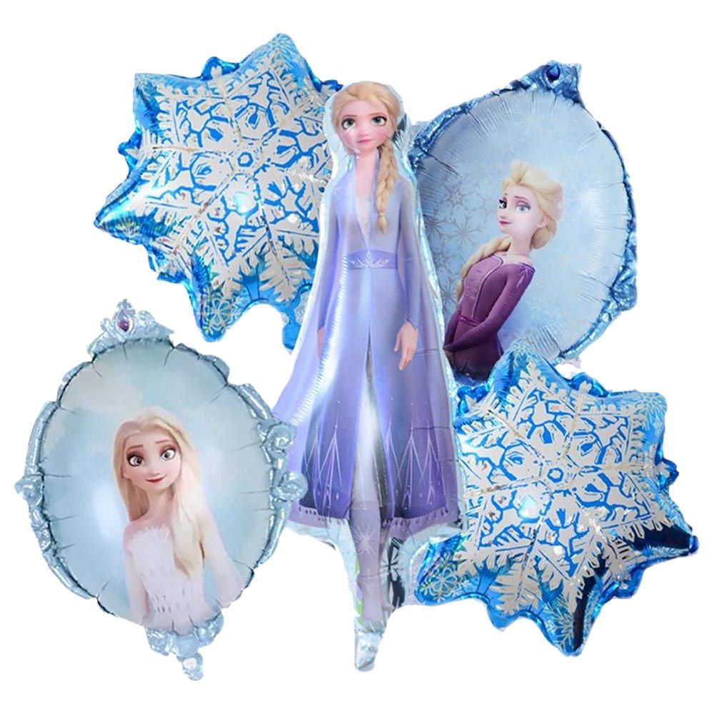 Highland - Frozen Foil Balloons For Birthday Decorations - 5pcs 