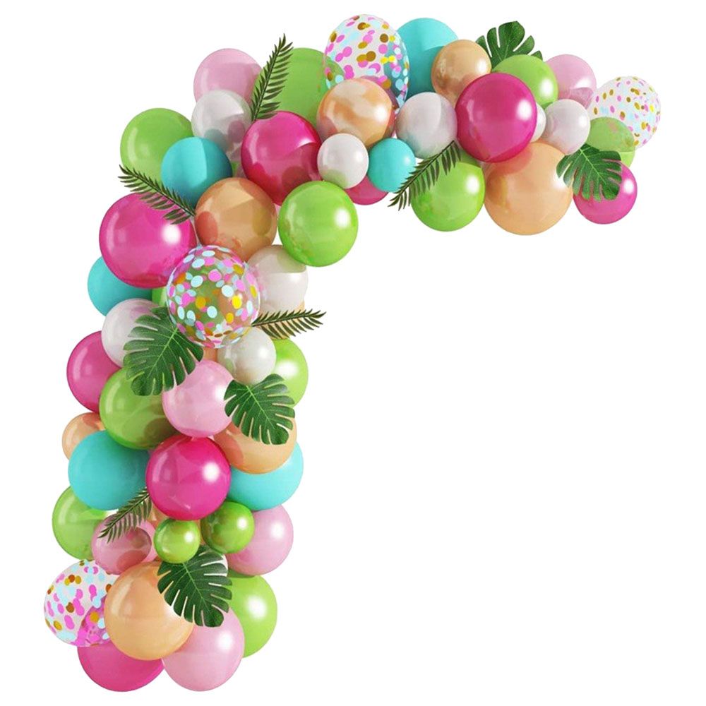 Highland - Hawaii Theme Balloons For Party Decorations - 109pcs 