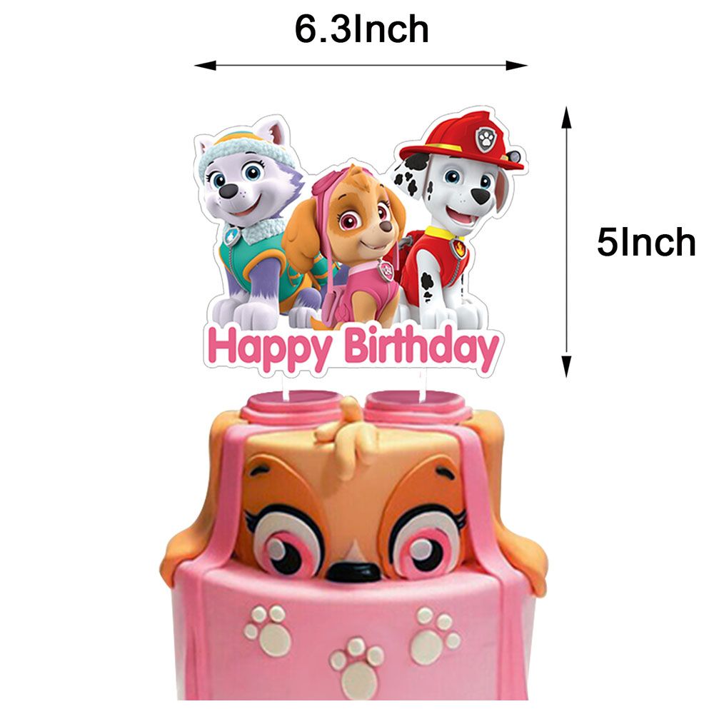 Highland - Skye Paw Patrol Birthday Decoration Set - 46pcs 