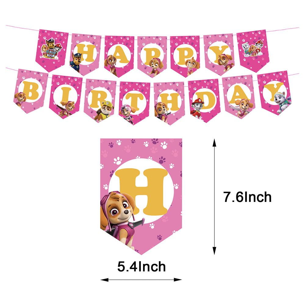 Highland - Skye Paw Patrol Birthday Decoration Set - 46pcs 