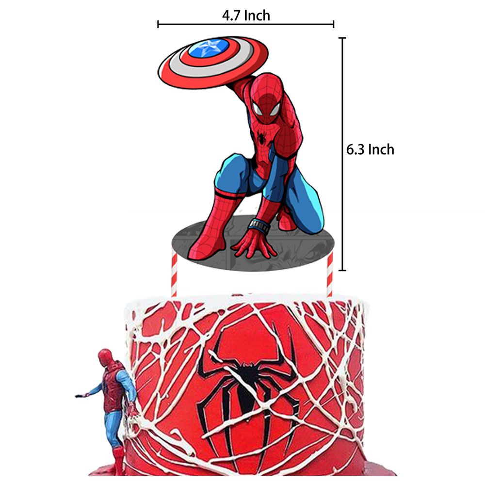 Highland - Spiderman Birthday Decoration Set - 46 pcs 