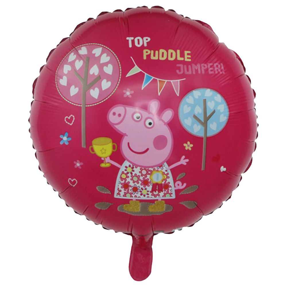 Highland - Peppa Pig Balloons Birthday Decorations - 5pcs 