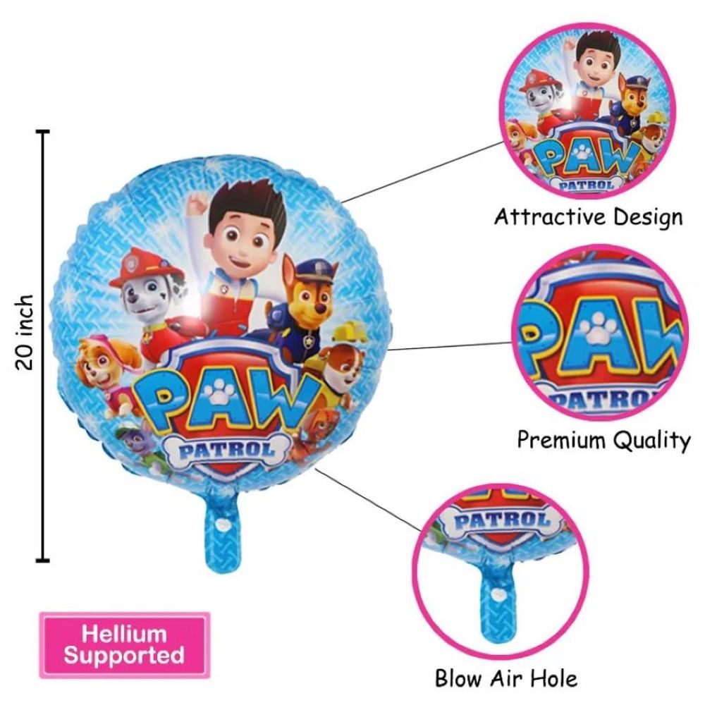 Highland - Paw Patrol Foil Balloons 5pcs