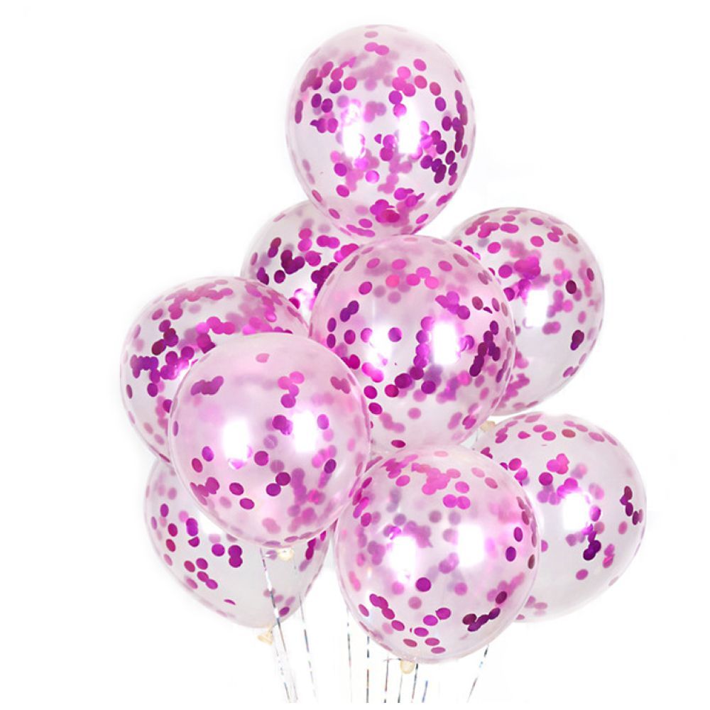 Highland - Pink Confetti Balloons 10pcs