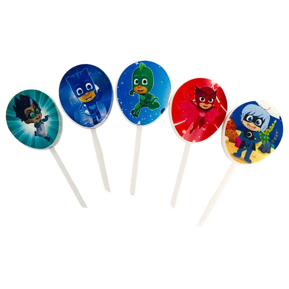 Highland - PJ Mask Candles For Birthday Decorations - 5Pcs