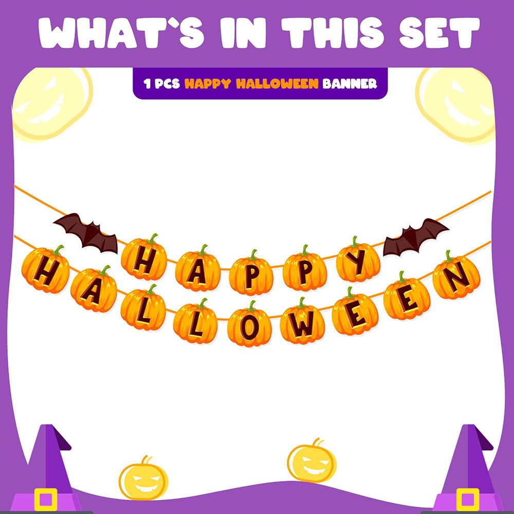 Highland - Happy Halloween Letter Banner