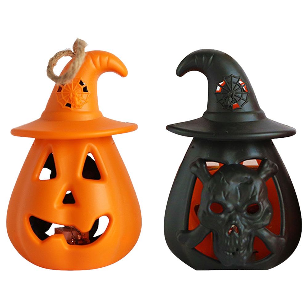 Highland - Pumpkin Skull Halloween LED Light Hanging Decor