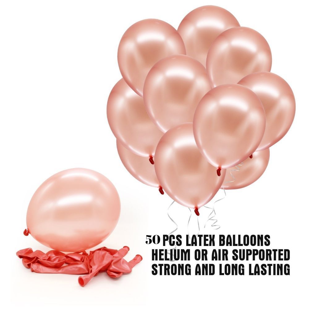 Highland - 50pcs Rose Gold Balloons